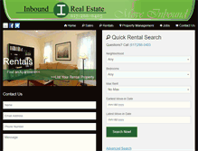 Tablet Screenshot of inboundre.com